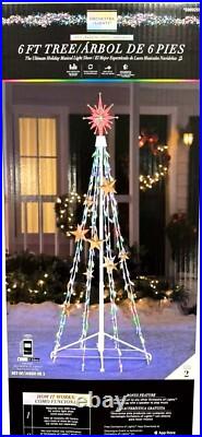 Gemmy Orchestra of Lights 6 ft 156 LED Color Changing Lights Tree New 5969251 Gemmy Orchestra of Lights 6 ft 156 LED Color Changing Lights Tree New 5969251