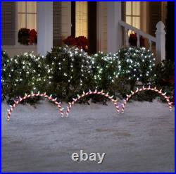Gemmy Orchestra of Lights Color-Changing Candy Cane Pathway Arch Musical New