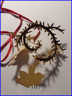 Georg Jensen Christmas Decoration'Christmas Joy' 2002 Birds Denmark