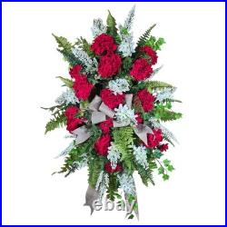 Geranium Lilac Door Wreath Swag