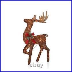 Gerson Company Lighted Vine Standing Buck Figurine