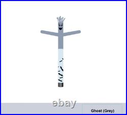 Ghost Grey Halloween Fall Decor 20ft Inflatable Tube Man Car Dealership Festival