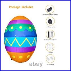 Giant 10 Ft Colorful Egg Easter Inflatable Outdoor Yard Decorations Clearance US