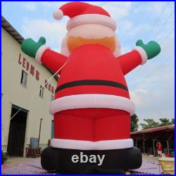 Giant 20Ft Christmas Inflatable Santa Claus LED Lights for Christmas Yard Party