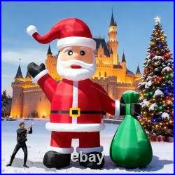 Giant 26/33 FT Christmas Inflatable Santa Claus Light For Outdoor Party Event
