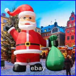 Giant 26/33 FT Christmas Inflatable Santa Claus Light For Outdoor Party Event