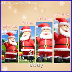 Giant 33FT Christmas Inflatable Santa Claus with Candy Box For Xmas Party Event Giant 33FT Christmas Inflatable Santa Claus with Candy Box For Xmas Party Event