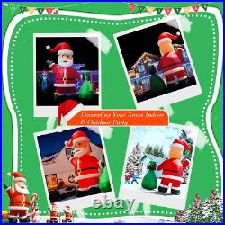 Giant 33 FT Premium Christmas Inflatable Santa Claus For Outdoor Lawn Yard 2025