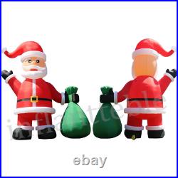 Giant 33 FT Premium Christmas Inflatable Santa Claus For Outdoor Lawn Yard 2025