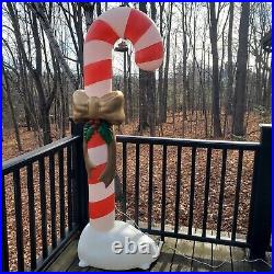 Giant 72 Candy Cane Lighted Blow Mold Christmas Holiday Decoration 6ft Tall