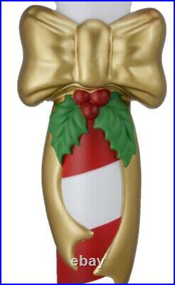 Giant 72 Candy Cane Lighted Blow Mold Christmas Holiday Decoration 6ft Tall