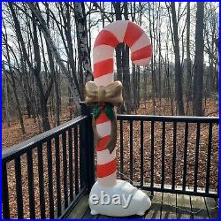 Giant 72 Candy Cane Lighted Blow Mold Christmas Holiday Decoration 6ft Tall