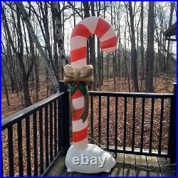 Giant 72 Candy Cane Lighted Blow Mold Christmas Holiday Decoration 6ft Tall