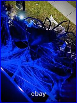 Giant Black Widow Spider Halloween Decorations Scary Realistic Decor for Outdoor