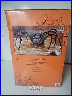 Giant Brown Furry Spider LED Lighted Eyes Poseable Legs Halloween Decor 54 Rare