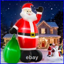 Giant Christmas Inflatable Santa Claus 14 Ft Lighted Yard Decor Outdoor Lawn