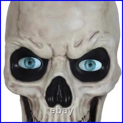 Giant Ground Breaking Skeleton with LCD Eyes and Sound Halloween Decor Prop