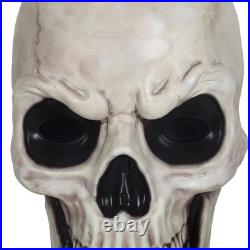 Giant Ground Breaking Skeleton with LCD Eyes and Sound Halloween Decor Prop