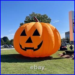 Giant Halloween Inflatable Pumpkin LED Light Blow Up Outdoor Yard Decor