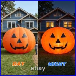 Giant Halloween Inflatable Pumpkin LED Light Blow Up Outdoor Yard Decor