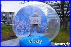 Giant Inflatable Decoration Snow Globe with Artificial Snowflakes & Snowballs Giant Inflatable Decoration Snow Globe with Artificial Snowflakes & Snowballs