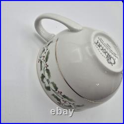 Gibson Christmas Holiday Charm Gold Ivy Trim 20 Piece Set MISSING DINNER PLATES Gibson Christmas Holiday Charm Gold Ivy Trim 20 Piece Set MISSING DINNER PLATES