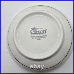 Gibson Christmas Holiday Charm Gold Ivy Trim 20 Piece Set MISSING DINNER PLATES Gibson Christmas Holiday Charm Gold Ivy Trim 20 Piece Set MISSING DINNER PLATES