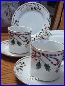 Gibson Everyday Vintage Festive Traditions Christmas Dishes 40 Pcs Service 8 Gibson Everyday Vintage Festive Traditions Christmas Dishes 40 Pcs Service 8