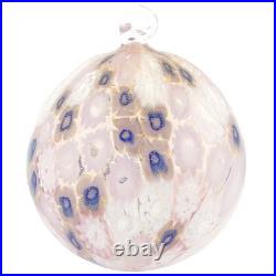 GlassOfVenice Murano Glass Christmas Ornament Pink Millefiori