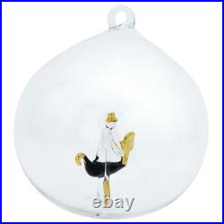 GlassOfVenice Murano Glass Gondola Christmas Ornament
