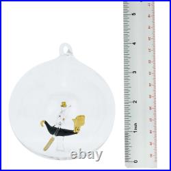 GlassOfVenice Murano Glass Gondola Christmas Ornament