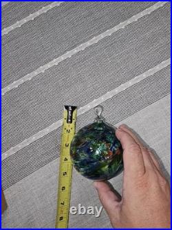 Glass Hand Blown Christmas Ornaments Set Of 6 Matching
