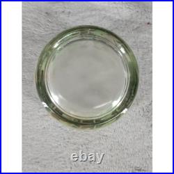 Glass Votive Candle Holder Frosted Floral Design Small Clear