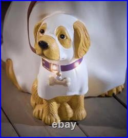 Golden Retriever Halloween Dog Blow Mold Ghost LED 2025 Home Depot 2.5 Ft