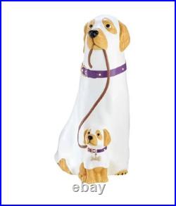 Golden Retriever Halloween Dog Blow Mold Ghost LED 2025 Home Depot 2.5 Ft