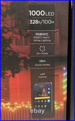 Govee Christmas String Light 2 1000 LED Indoor/Outdoor Smart H70C9 328ft/100m