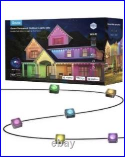 Govee RGBICW Permanent Outdoor Garden Lights Elite Color Changing Black 100ft
