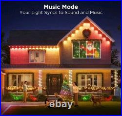 Govee RGBIC Permanent Outdoor Garden Lights Elite Color Changing Black 100ft