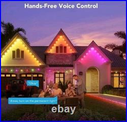 Govee RGBIC Permanent Outdoor Garden Lights Elite Color Changing Black 100ft