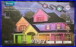 Govee RGBIC Permanent Outdoor Garden Lights Elite Color Changing Black 100ft