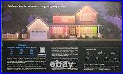 Govee RGBIC Permanent Outdoor Garden Lights Elite Color Changing Black 100ft
