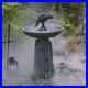 Grandin_Road_Beware_Bird_Bath_Halloween_Decor_34_Tall_Vintage_Stone_Look_Resin_01_hk