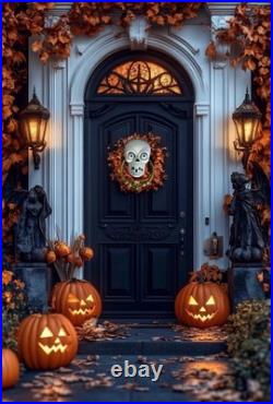 Grandin Road Halloween French Victorian Gothic Skull Eyes Door Knocker Music Grandin Road Halloween French Victorian Gothic Skull Eyes Door Knocker Music