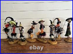 Grandin Road Witchy Figurine TILLY Halloween Spooky Decor With Pumpkins