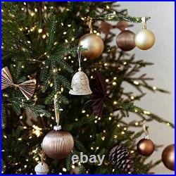 Green Flocked Artificial Holiday Christmas Pine Tree for Home, Office, Party