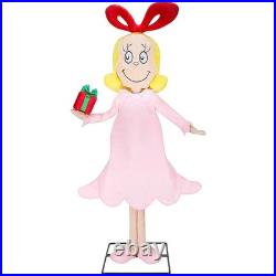 Grinch 4 ft Dr. Seuss Cindy-Lou Who Musical Animatronic Christmas Decoration