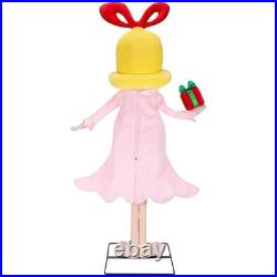 Grinch 4 ft Dr. Seuss Cindy-Lou Who Musical Animatronic Christmas Decoration