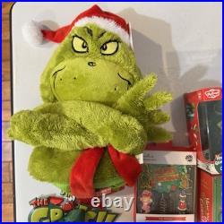 Grinch Christmas Mega Lot Plush Topper Decor Ornaments Yard Stakes
