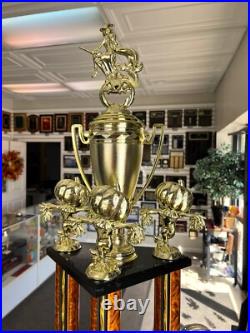 HALLOWEEN TROPHY 35 TALL SUPER COOL AWARD With WITCH FIGURE AND FUN GRAPHICS # HALLOWEEN TROPHY 35 TALL SUPER COOL AWARD With WITCH FIGURE AND FUN GRAPHICS #