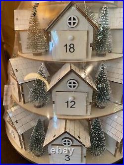 HOBBY LOBBY 5 TIER WOOD CHRISTMAS TREE ADVENT CALENDAR 2024 (LED Lights) TikTok